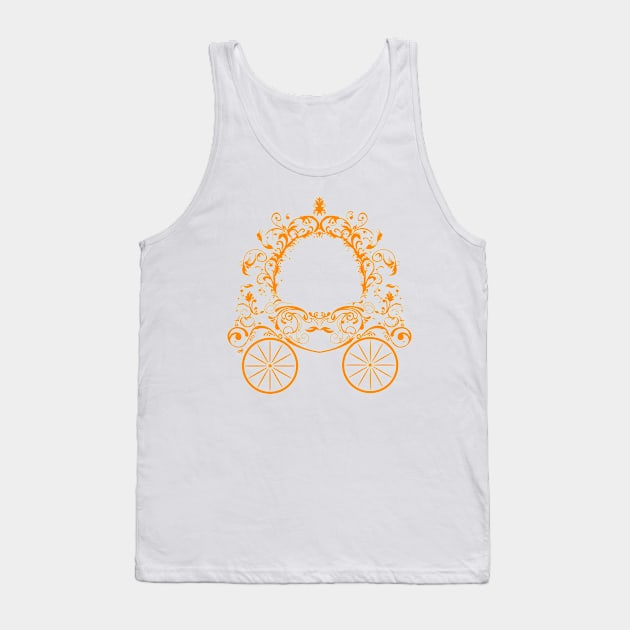 Pumpkin Carriage Tank Top by Soodle